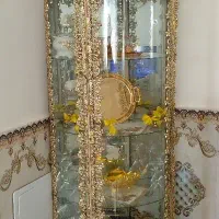 بوفه وآیینه شمعدان|بوفه، ویترین، کنسول|کنگاور, |دیوار