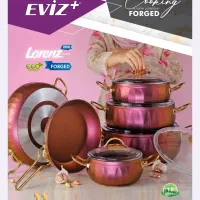 بورس سرویس قابلمه چدن گرانیت گرابلون آلمان تابه