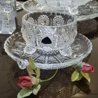 سرویس کریستال لهستان مدل پی کی ۱۲نفره کامل|ظروف سرو و پذیرایی|تهران, قیطریه|دیوار