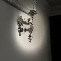 اباجور دیواری تمام برنجی و استیل