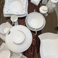 سرویس ۱۳۰ پارچه آمریکایی پلاتینیوم کوب|ظروف سرو و پذیرایی|تهران, هروی|دیوار