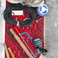 تعدادی ابزار.کباب پز. سمباده برقی .باند سالم|مصالح و تجهیزات ساختمان|نسیم‌شهر, |دیوار