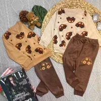 عمده تولیدی - بلوز شلوار کرم قهوه ای پسرانه|کفش و لباس بچه|گرگان, |دیوار