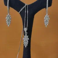 نیمست نقره طرح برگ 925|جواهرات|تهران, سازمان برنامه شمالی|دیوار