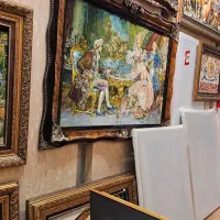 تابلو فرش دستباف|تابلو فرش|اصفهان, راه آهن|دیوار