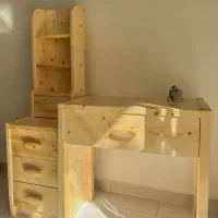 سرویس خواب دو نفره میز ارایش صندلی ویترین|تخت و سرویس خواب|اراک, |دیوار