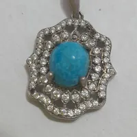 گردنی نقره فیروزه