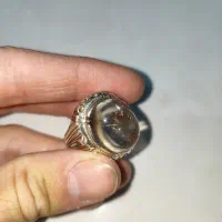 انگشتر دُر مو طلایی جهت معاوضه با انگشتر های|جواهرات|ایلام, |دیوار