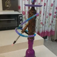 قلیان تنه چوب گردو|صنایع دستی و سایر لوازم تزئینی|رشت, منظریه|دیوار