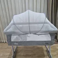 تخت و گهواره کودک ضد رفلاکس دلیجان مدل ویرا