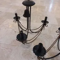 لوستر سه شاخه فرفورژه