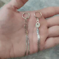 گوشواره و انگشتر نقره