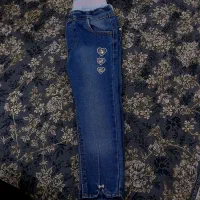 شلوار لی دخترانه|کفش و لباس بچه|بروجرد, |دیوار