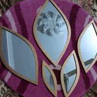 آینه قاب چوبی شیک