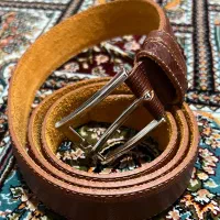 کمربند مردانه چرم طبیعی نو
