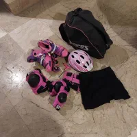 ست کامل اسکیت دخترانه اصل در حد نو