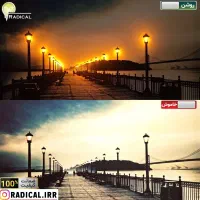 تابلو نوری پاریس فرانسه پل اسکله چراغ دار شب خواب|تابلو، نقاشی، عکس|شیراز, پودنک|دیوار