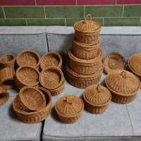 آموزش سبد بافی حصیری و فروش سبد