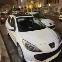 ماشین 207 سفید 12 تا کار ماشین سالم 1404