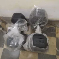 دمبل ششضلعی نو۱۲/۵و۱۷/۵ وهالتر۱/۵خم
