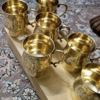 فنجان برنجی برنزی|صنایع دستی و سایر لوازم تزئینی|تهران, تهرانپارس غربی|دیوار