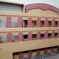 تختخواب کودک MDF کاملا نو و تمیز|تخت و صندلی بچه|کرمان, |دیوار