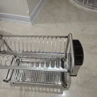 ابچکان  ورومیزی استیل یک ساعت هم استفاده نشده|آب‌چکان و نظم‌دهنده ظروف|تهران, حافظیه|دیوار