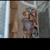 گهواره شادی مدل مخمل طرح باغ وحش|اسباب و اثاث بچه|بیرجند, |دیوار