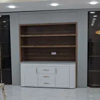 کابینت کمد دیواری تی وی جاکفشی و...|کتابخانه، شلف، قفسههای دیواری|کارون, |دیوار