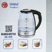 کتری برقی قطع کن دار 2لیتری استیل و پیرکس|اجاق گاز و لوازم برقی پختوپز|کرمانشاه, |دیوار