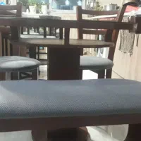 میز ناهارخور (نهارخوری) ۴ نفره کمجا در حد نو|میز و صندلی غذاخوری|قائمشهر, |دیوار