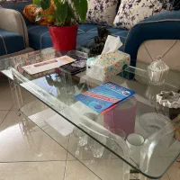 مبل۷نفره+جلوی مبلی شیشه ای+میز کامپیوتر|مبلمان خانگی و میز عسلی|چالوس, |دیوار