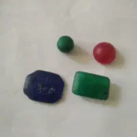 نگین یاقوت کبود و نگین زمرده ویاقوت برمه انگشتر|جواهرات|اصفهان, عسگریه|دیوار