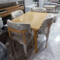 میز نهارخوری فلزی وچوبی|میز و صندلی غذاخوری|ایلام, |دیوار