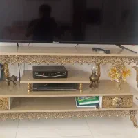 میز تلویزیون برنجی