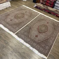 فرش جفت ۶ متری ماهی کرم قهوه ای