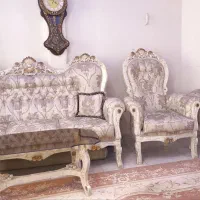 مبل استیل ۷ نفره و ناهار خوری ۸ نفره|مبلمان خانگی و میز عسلی|تهران, امامت|دیوار