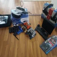 PS4 slim همراه تمام تجهیزات