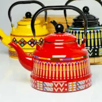 کتری قوری  لعابی طرح سنتی شیک وجدید و لاکچری|قوری، کتری، قهوه‌ساز دستی|تهران, شوش (باغ آذری)|دیوار