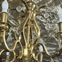 لوستر ۶شاخه خارجی|لوستر و چراغ آویز|قم, وادی السلام|دیوار