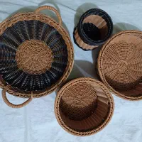 سبد دست باف با کیفیت|صنایع دستی و سایر لوازم تزئینی|اندیمشک, |دیوار
