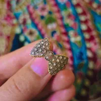 زنجیر و گوشواره کارتیه نو  انگشتر ظریف زیبا 3 درصد|جواهرات|مشهد, رده|دیوار