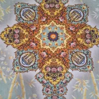 فرش چهارمتری|فرش|کرمان, |دیوار