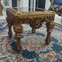 مبل سلطنتی اصل۹ نفره به همراه میز عسلی|مبلمان خانگی و میز عسلی|رشت, توشیبا|دیوار
