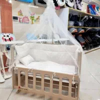 تخت و گهواره چوبی سیسمونی مانی نی|تخت و صندلی بچه|تهران, عبدل‌آباد|دیوار