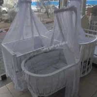گهواره سنتی سیسمونی نوزاد تخت کنار مادر ننو مدل t