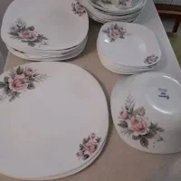 سرویس ۱۲نفره آرکوپال گل صورتی