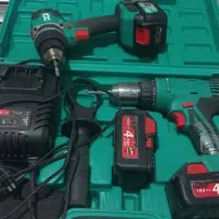 دریل شارژی دی سی ای ۱۸ ولت ۴ آمپر چکشی|ابزارآلات|خرمآباد, |دیوار