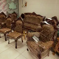 مبل سلطنتی 9نفره و میز عسلی سفارشی
