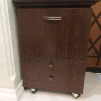 میز چرخ خیاطی دارای صندلی و کشو ام دی آف